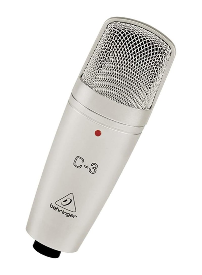 Behringer C-3 Studio Condenser Microphones, XLR