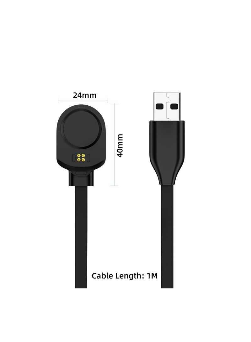 USB A Charging Cable for Garmin MARQ Gen 2 Watch (1M), Type A Charger Cable for MARQ2 Adventurer/Athlete/Aviator, Compatible with Garmin MARQ2 Replacement Smartwatch Type C Charging Dock Cable