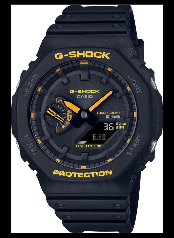 G-Shock Analog Digital Black Dial Resin Band Men's Watch GA-B2100CY-1A