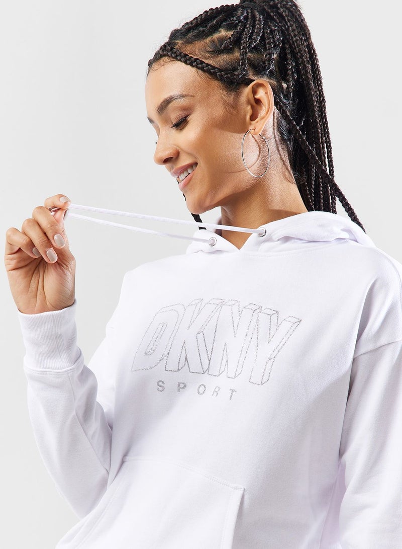 Logo Drawstring Hoodie