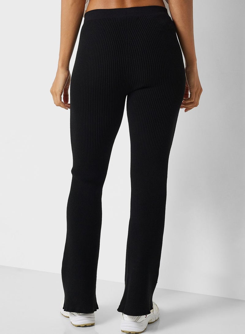 High Waist Flared Leggings