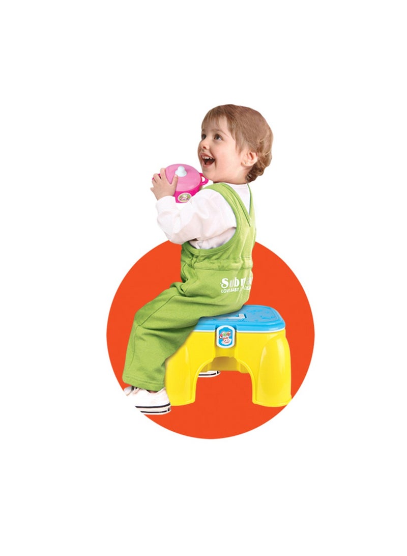 Multifunction Role Play Kitchen Playset in a Suitcase Chair for Girls and Boys