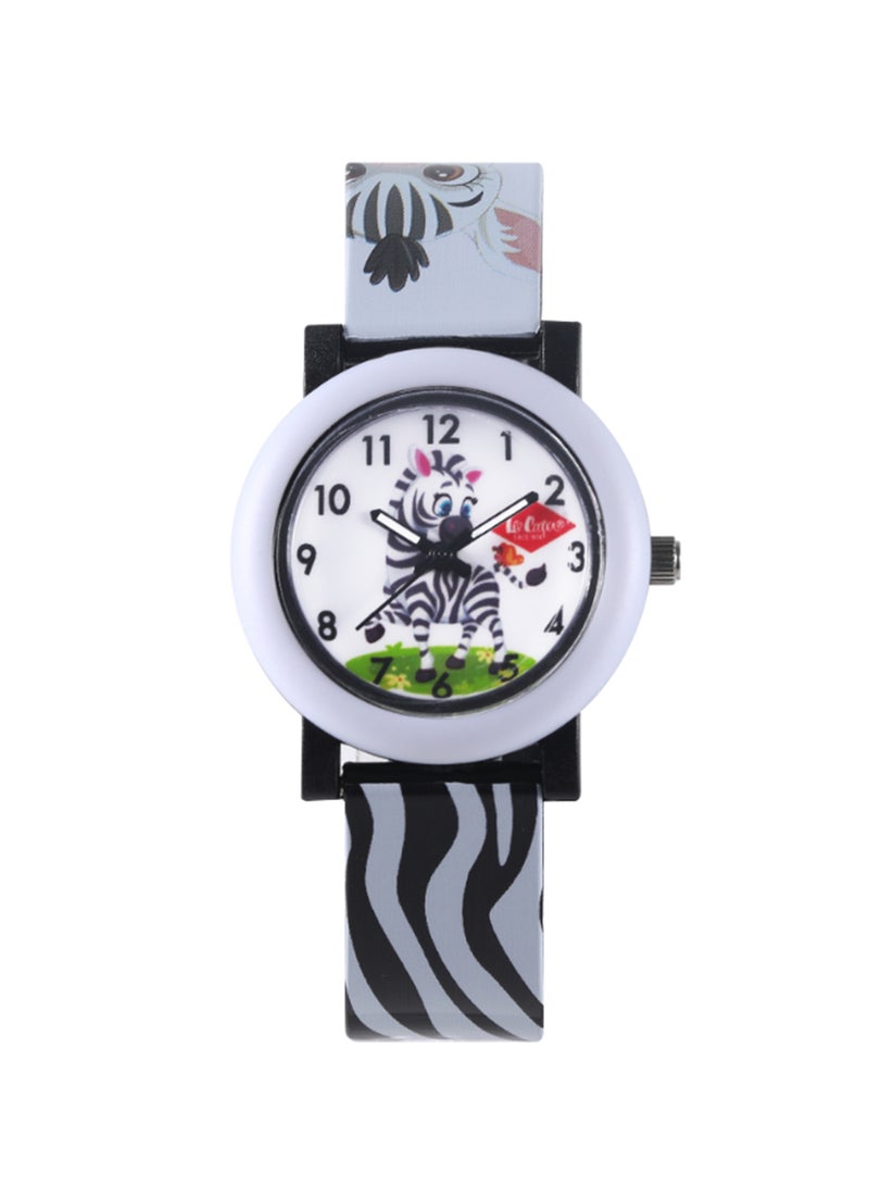Kids Unisex Analog Round Shape Silicone Wrist Watch LC.K.2.636 - 30 Mm