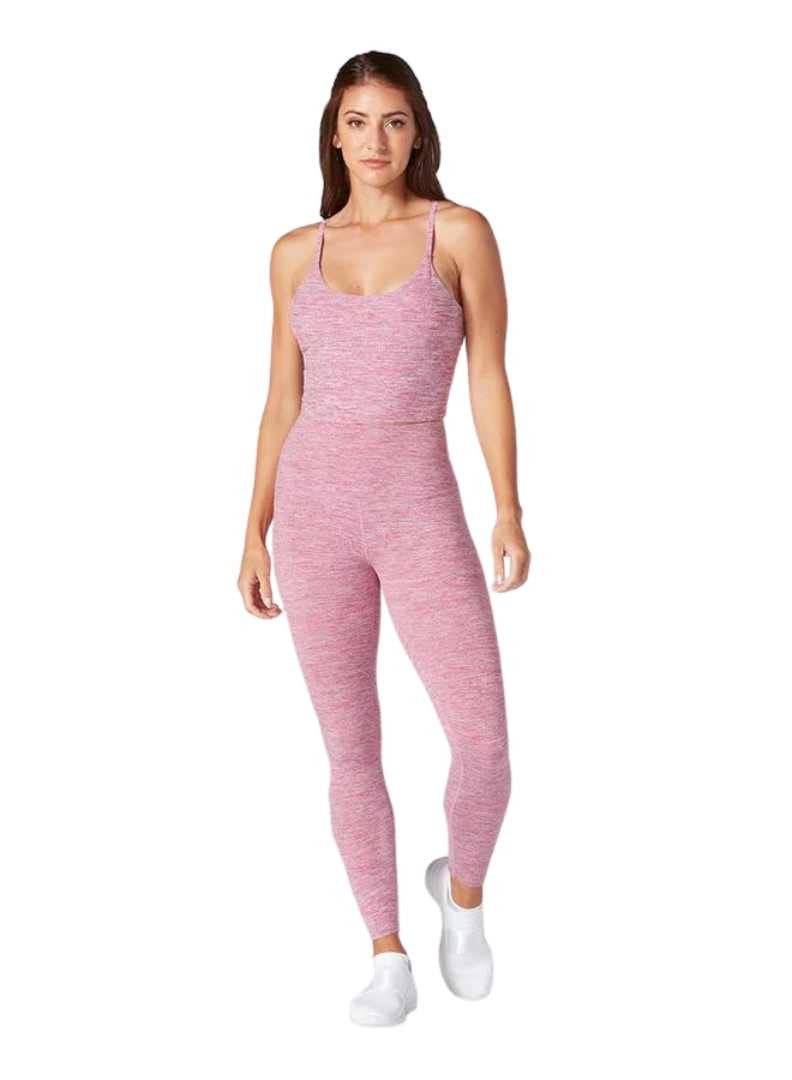 TAVICLOUD HIGH WAISTED 7/8 TIGHT BERRY SPACE DYE
