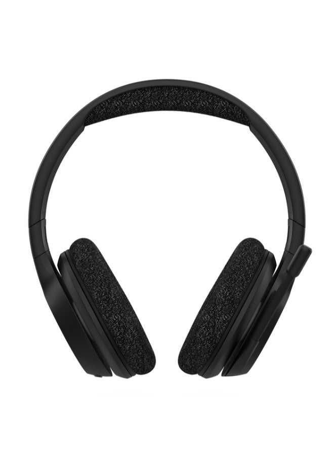 SoundForm Adapt Wireless Over-Ear Bluetooth Headset 65Hrs Playtime, On-Board Controls, Flip-To-Mute Boom Mic, Stylish W/ Great Sound, USB-C Port Fast Charging, Wired Or Wireless Use Black