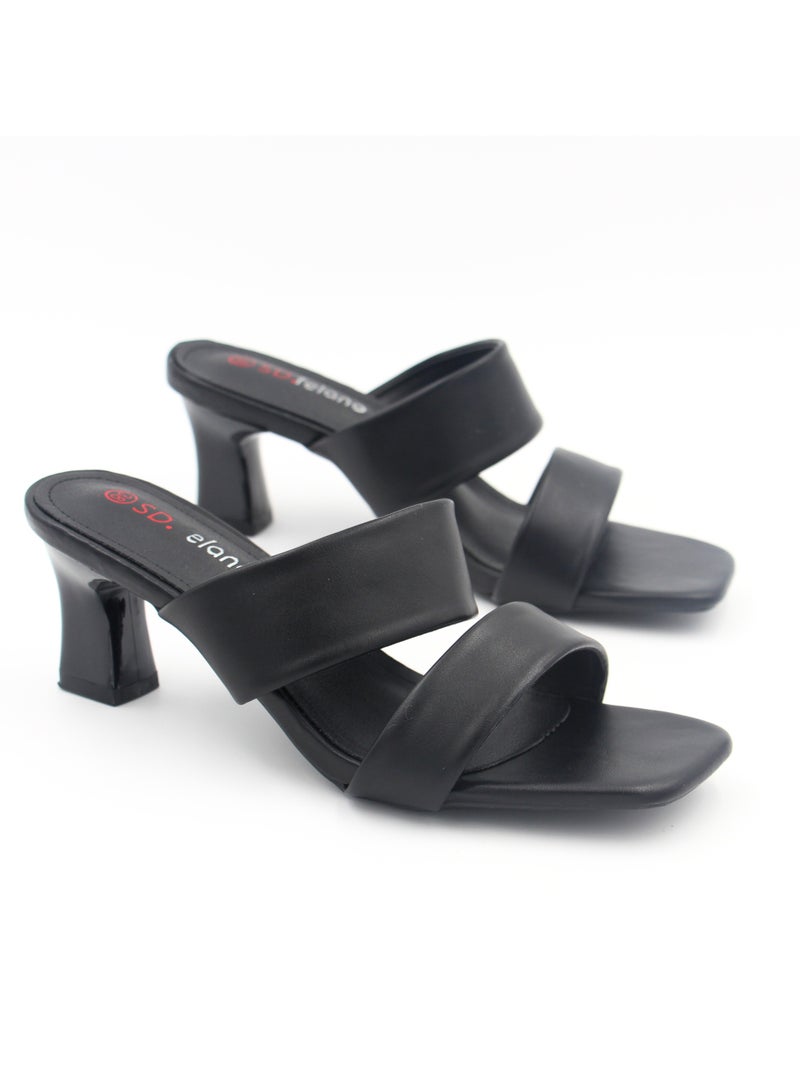 Women's high heel sandals | Open toe, formal slip-on heel for girls and ladies | Women's lightweight wedding party shoes, high heel shoes