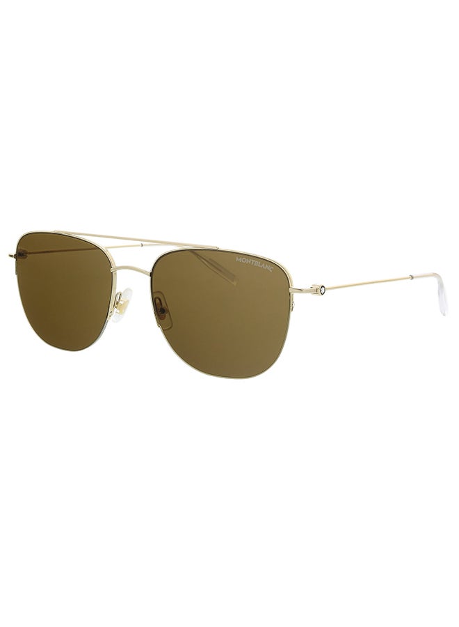 Men's Navigator Sunglasses - MB0096S 003 56 - Lens Size: 56 Mm