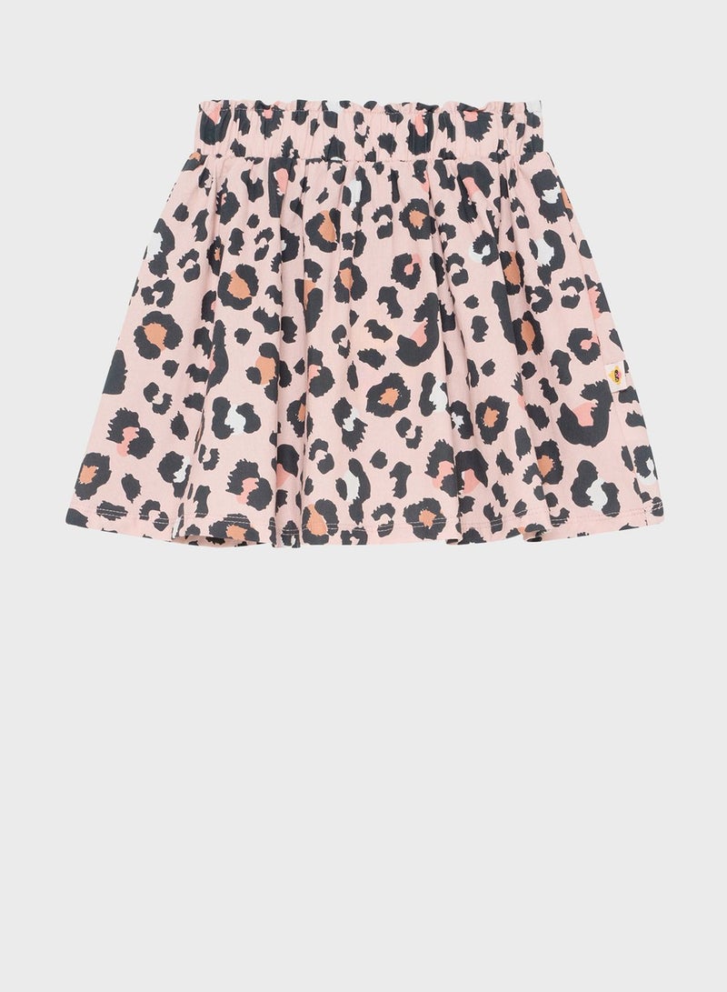 Kids Leopard Print Skirts