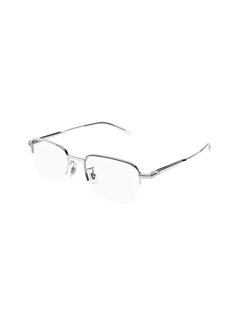 Men's Rectangle Eyeglass Frame - MB0220OA 001 54 - Lens Size: 54 Mm