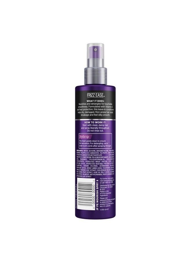 Frizz Ease Daily Nourishment Conditioner 8 Ounce Leavein Conditioner For Frizzprone Hair With Vitamin A C And E