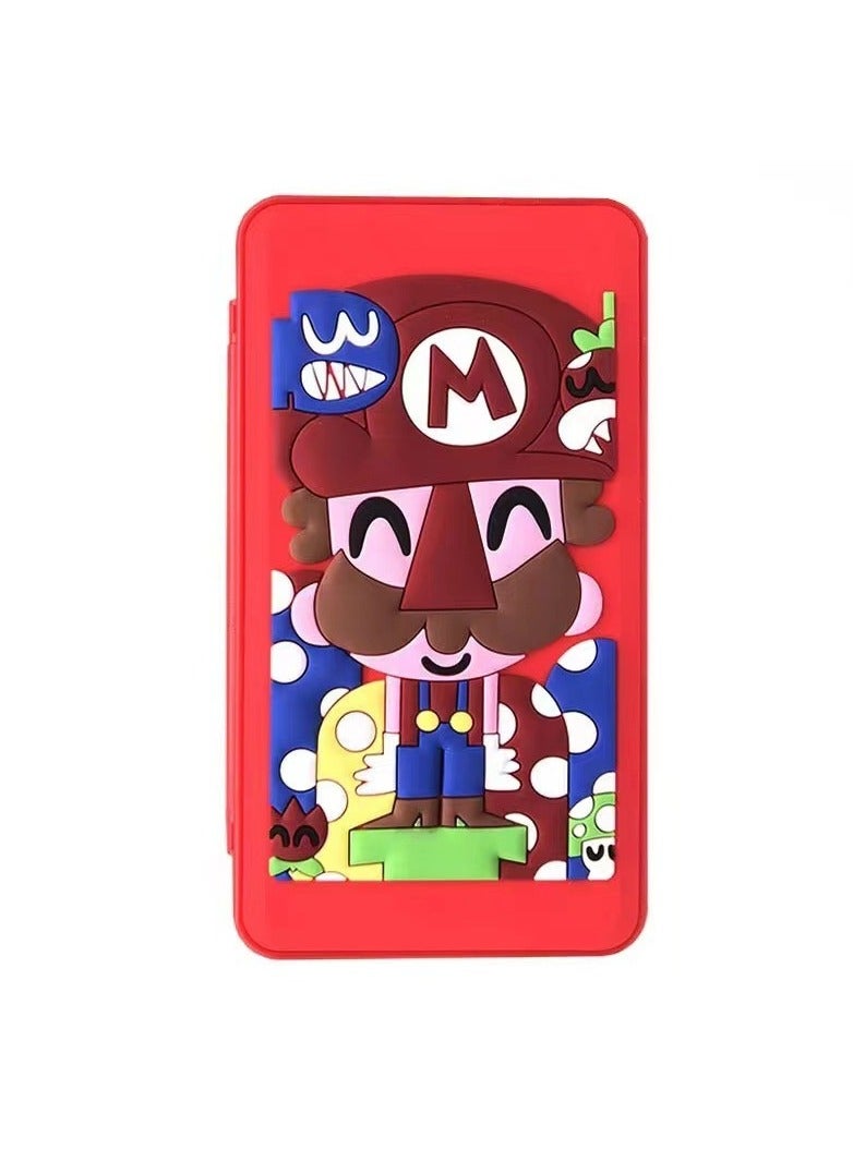 3D Pattern Game Card Case For Switch Lite 24 Cartridge Slot Protective OLED Switch Case Storage Box Shockproof Dustproof