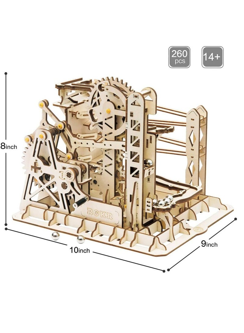 ROKR Marble Explorer Swingback Wall Marble Run LG503,3D Wooden Puzzles for Adults/Teens, Creative Home Decor, Unique Gift for Craft Hobby Adults/Teens