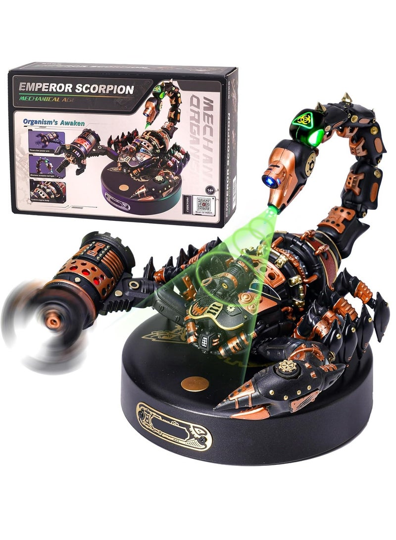 ROKR Emperor Scorpion Model DIY 3D Puzzle MI04,3D Wooden Puzzles for Adults/Teens, Creative Home Decor, Unique Gift for Craft Hobby Adults/Teens