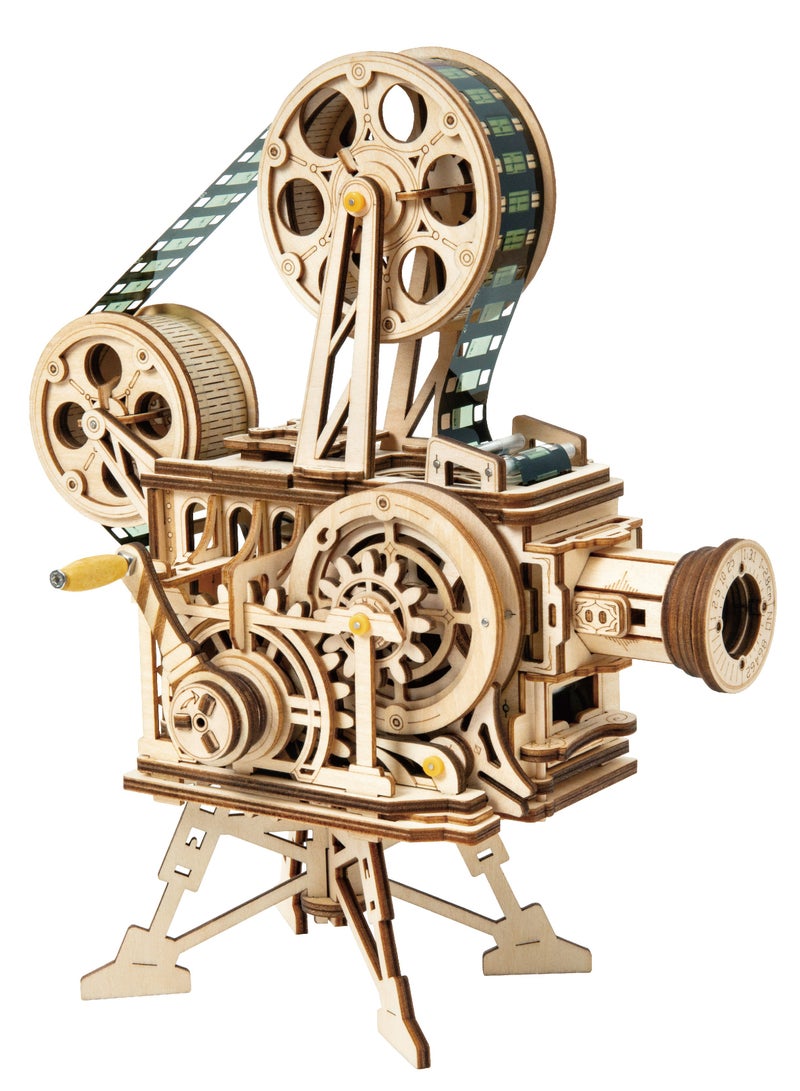 ROKR Vitascope Movie Projector LK601,3D Wooden Puzzles for Adults/Teens, Creative Home Decor, Unique Gift for Craft Hobby Adults/Teens