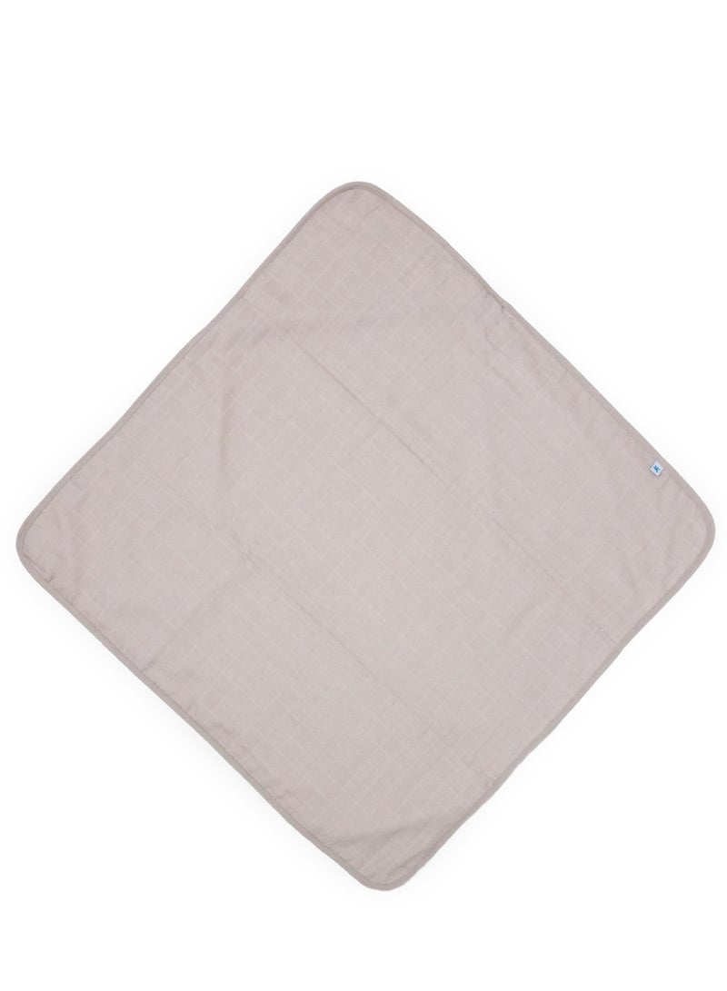 Cotton Muslin Hooded Infant Towel Porpoise
