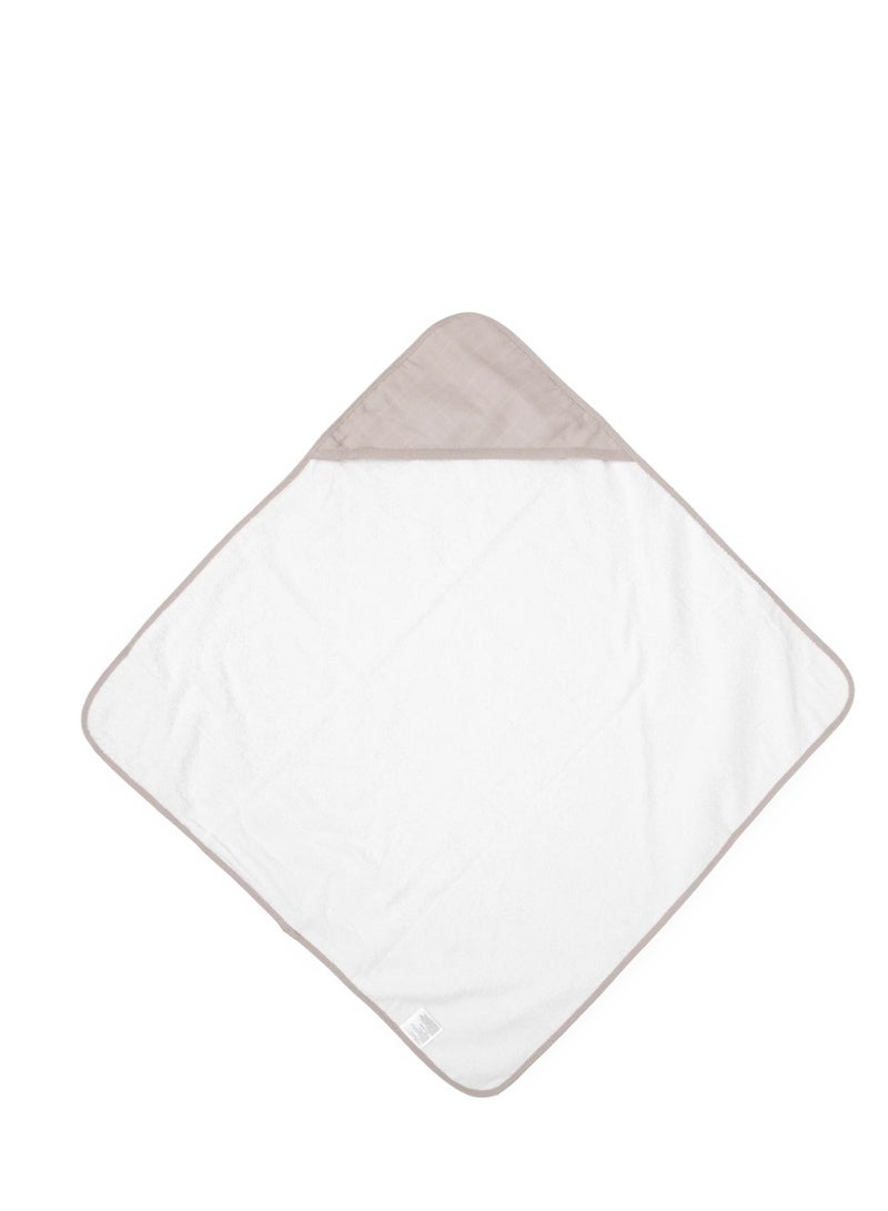 Cotton Muslin Hooded Infant Towel Porpoise