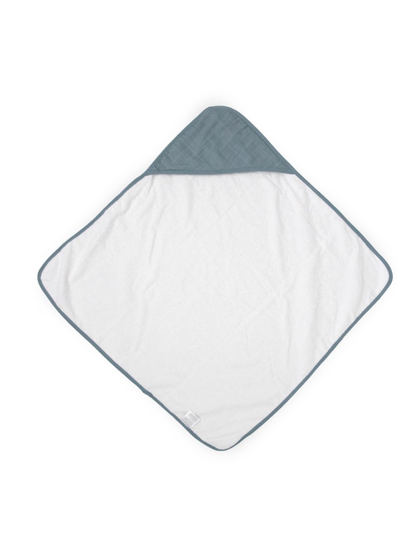 Cotton Muslin Hooded Infant Towel Sea
