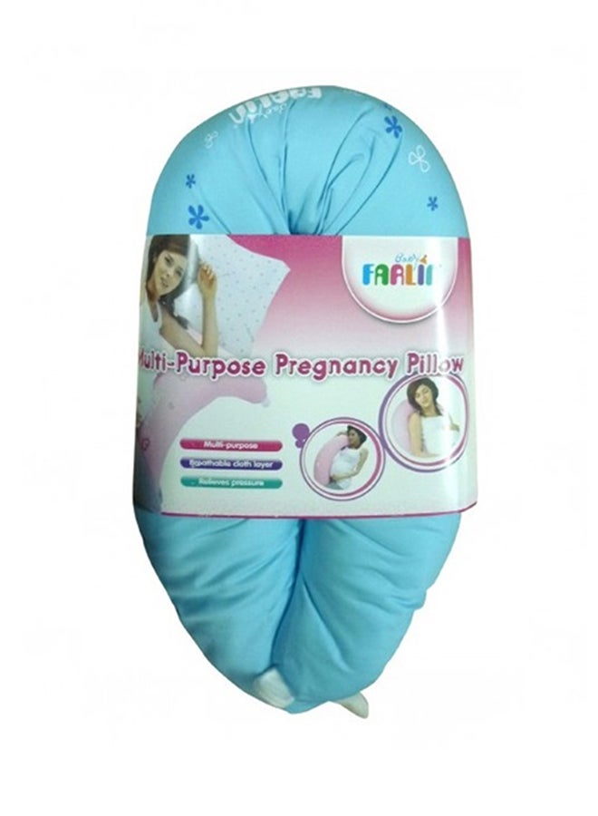 Multi-Purpose Pregnancy U shape Pillow Blue