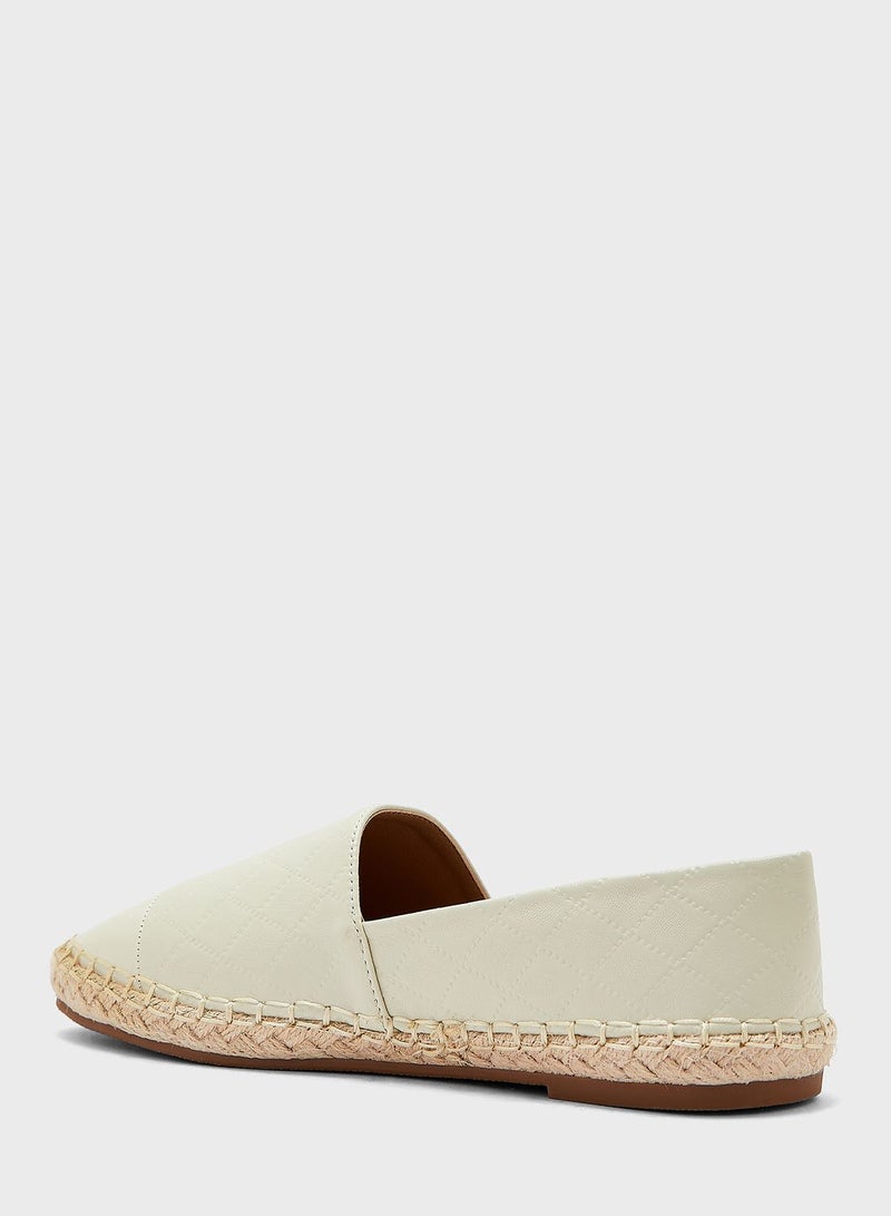 Tonal Weaved Toecap Espadrille