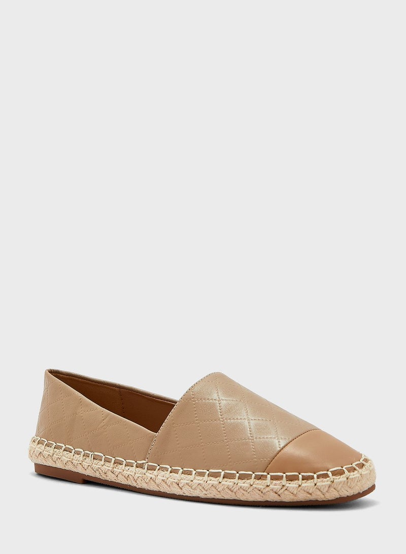 Tonal Weaved Toecap Espadrille
