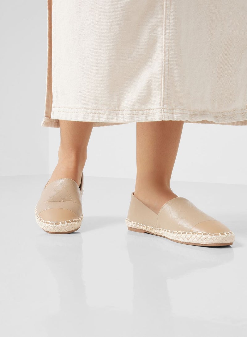 Tonal Weaved Toecap Espadrille