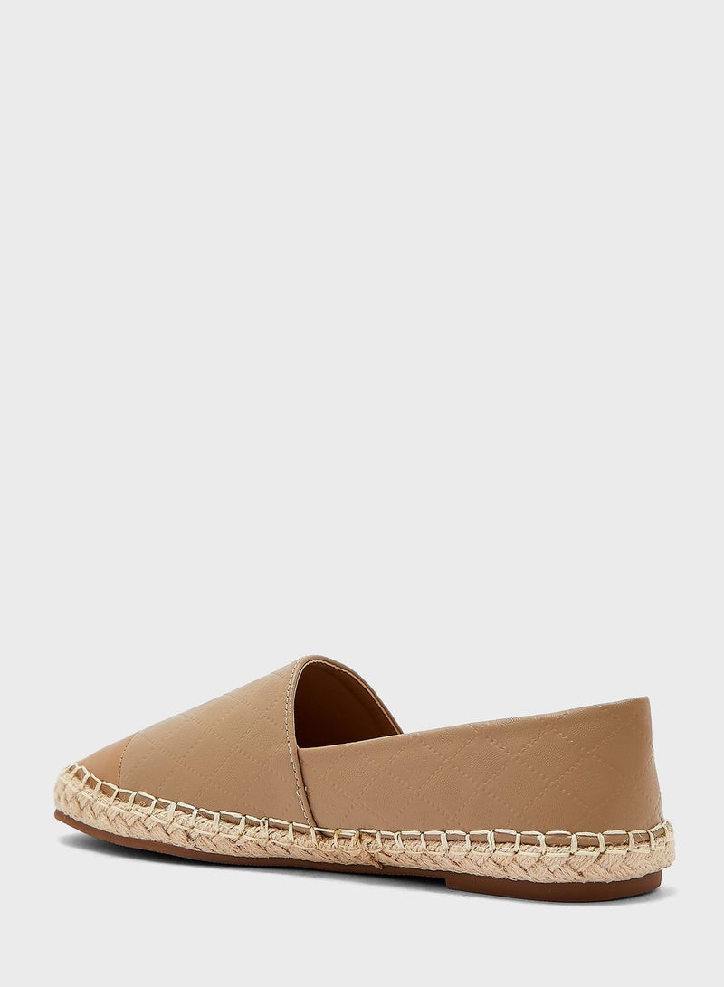 Tonal Weaved Toecap Espadrille