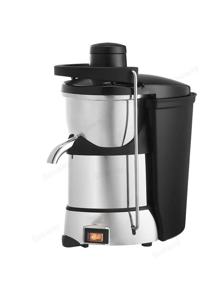 Juicer 700W Stainless Steel Juice Extractor With 75mm Wide Feed Tube 2 Speed Transparent Juice Jug Pulp Container Anti Drip For Home Office Restaurant & Cafeteria JEM50.000BS Silver