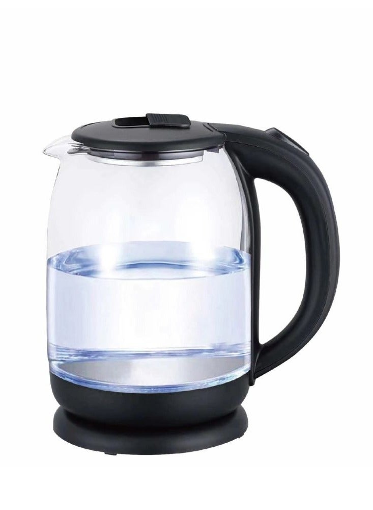 Electric Glass Kettle 1.8 Liter With Automatic Turn-Off 1700W High Grade 304 Stainless Steel
