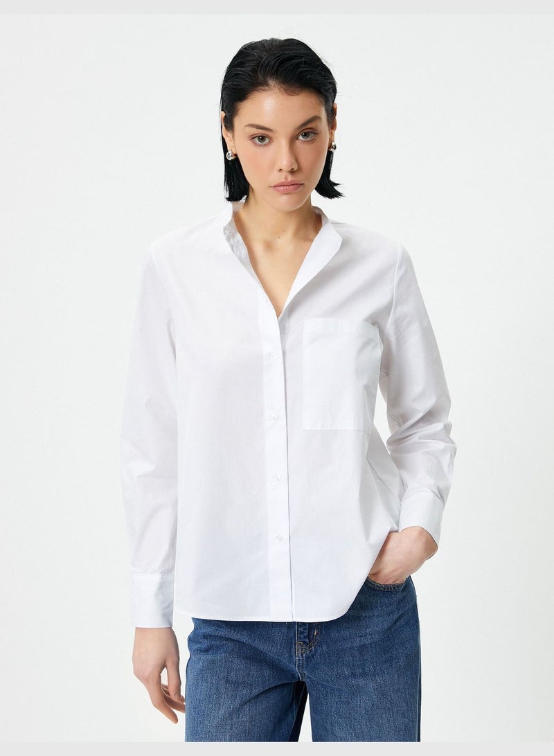 Buttoned Long Sleeve Shirt