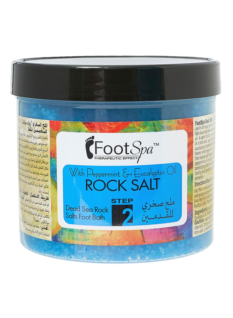 Dead Sea Rock Salt Foot Bath Blue