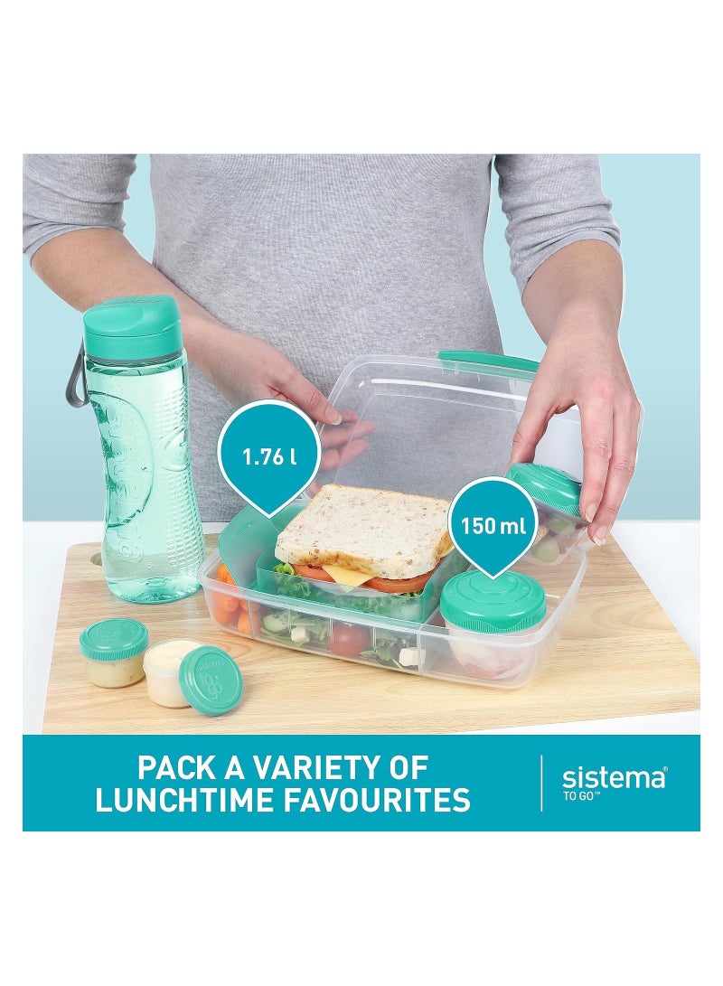 Bento Box To Go 1.76L Teal