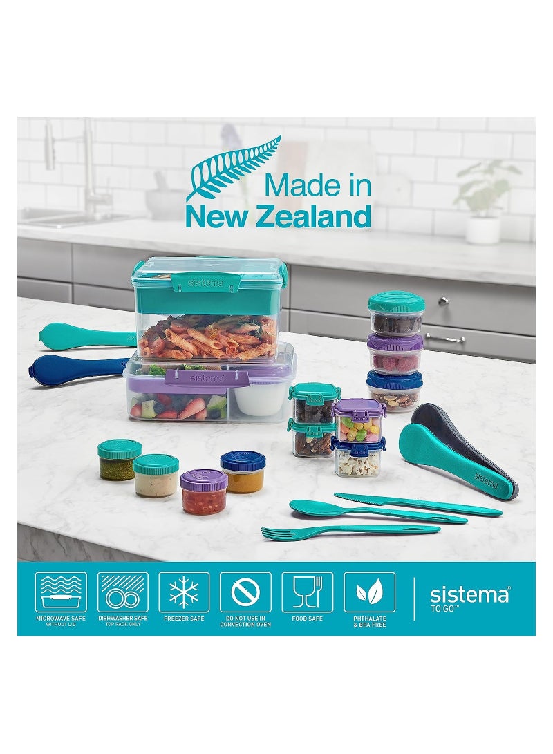 Bento Box To Go 1.76L Teal