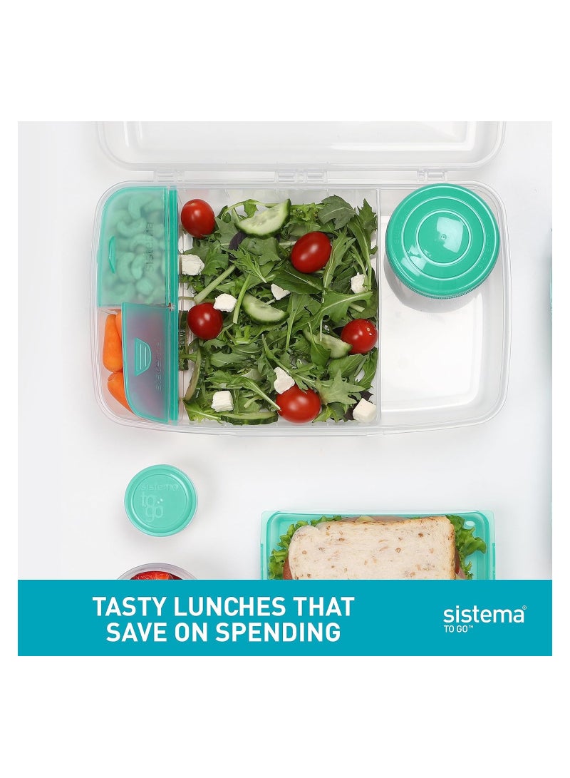 Bento Box To Go 1.76L Teal
