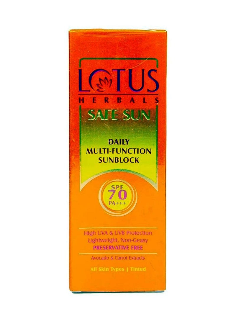 Safe Sun Daily Multi-Function Sunblock Spf 70 PA+