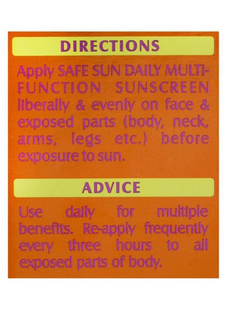 Safe Sun Daily Multi-Function Sunblock Spf 70 PA+