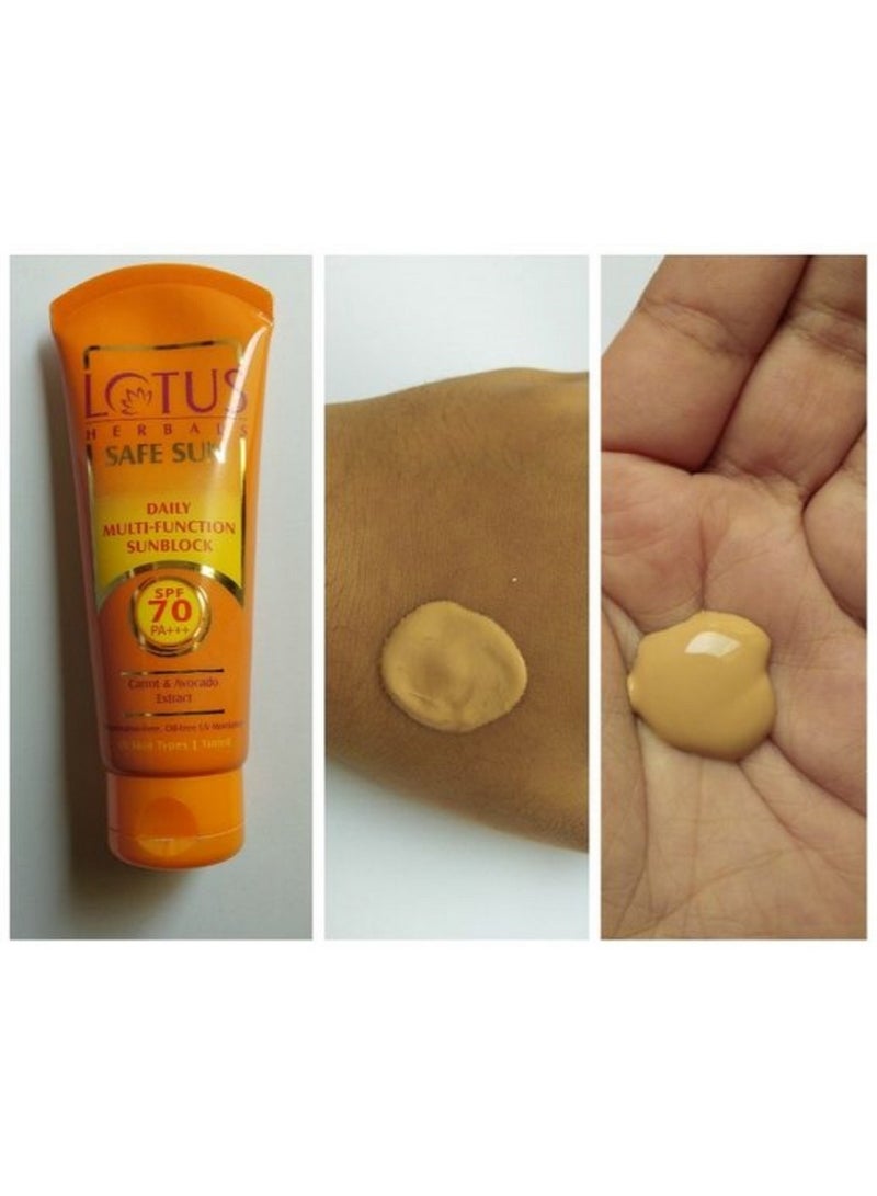 Safe Sun Daily Multi-Function Sunblock Spf 70 PA+