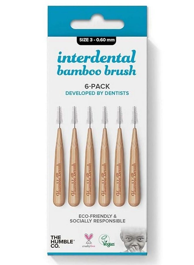 Interdental Brush Bamboo Brushes Size 3-0.60 MM