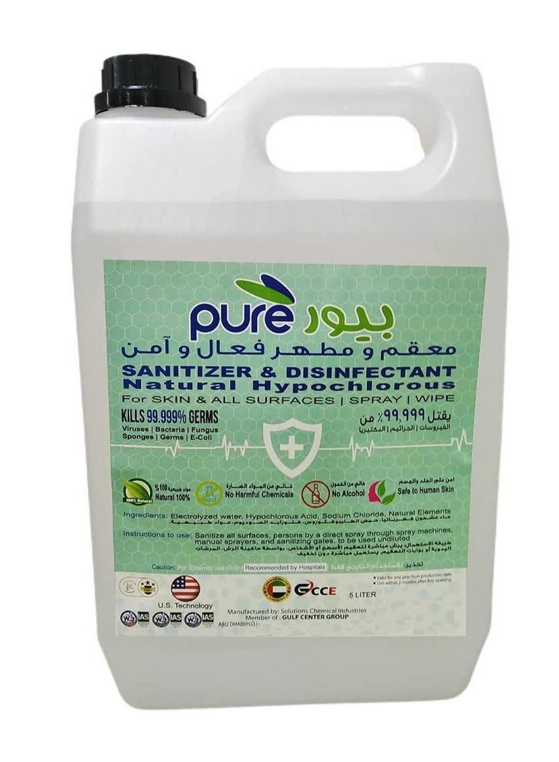 Hand Sanitizer & Disinfectant 5 L