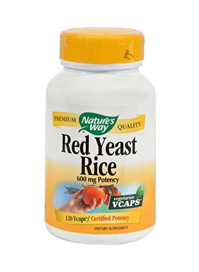 Red Yeast Rice 600mg Potency - 120 Vcaps