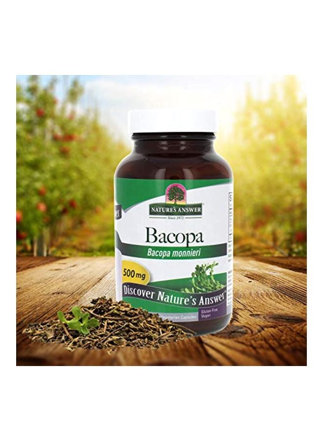 Bacopa Monnieri Dietary Supplements 500 mg - 90 Capsules
