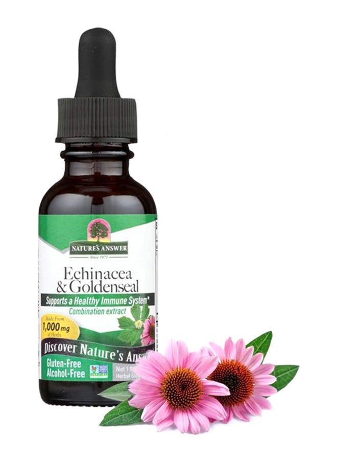 Echinacea And Goldenseal Herbal Supplements