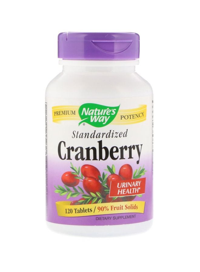 Standardized Cranberry Dietary Supplement - 120 Tablets