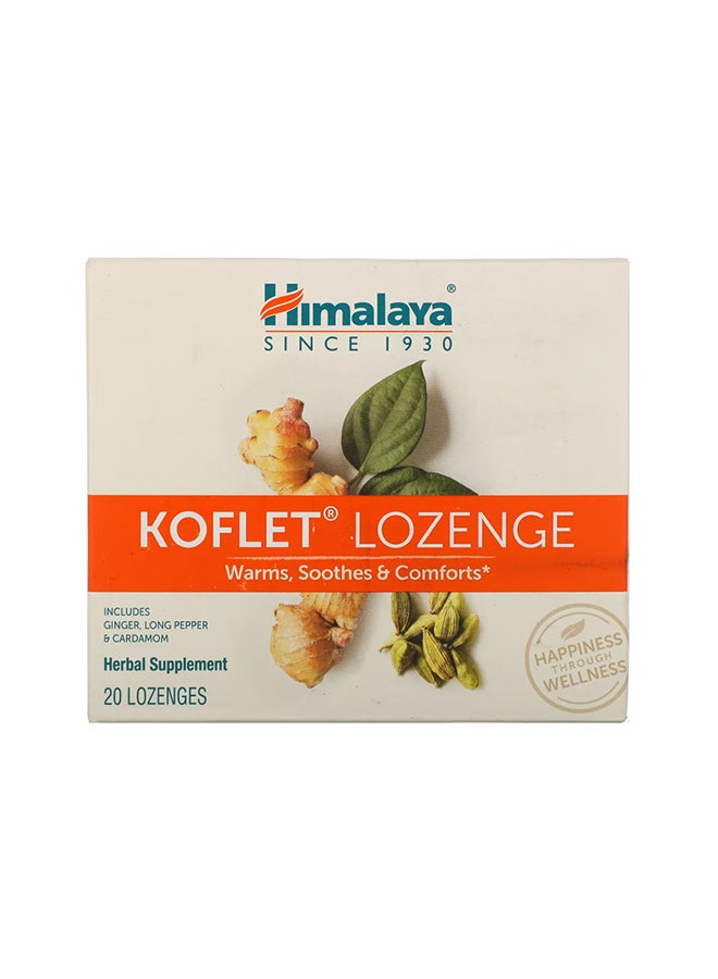 Koflet Herbal Supplement - 20 Lozenges