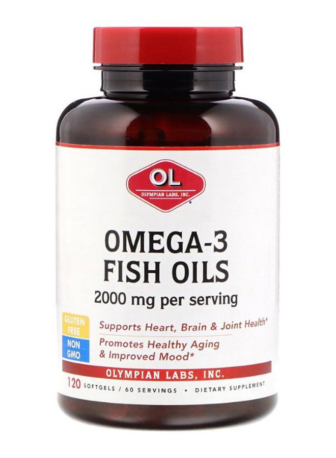 Omega-3 Fish Oils - 120 Softgels