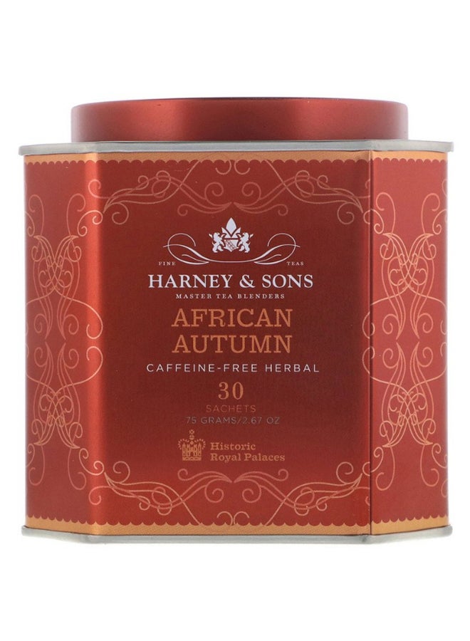 African Autumn Caffeine-Free Herbal Tea - 30 Sachets