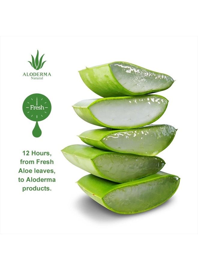 Soothing Facial Serum with 85% Organic Aloe Vera - Calming Serum for Sensitive Skin with Natural Botanicals - Pure Aloe Vera Serum for Face - Lightweight Skin Calming & Nourishing Face Serum