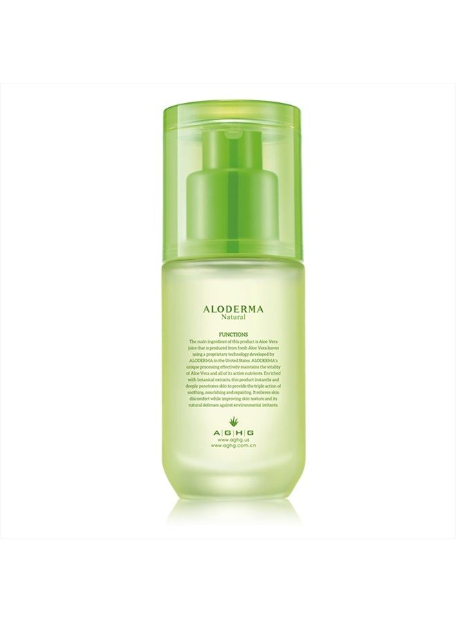 Soothing Facial Serum with 85% Organic Aloe Vera - Calming Serum for Sensitive Skin with Natural Botanicals - Pure Aloe Vera Serum for Face - Lightweight Skin Calming & Nourishing Face Serum