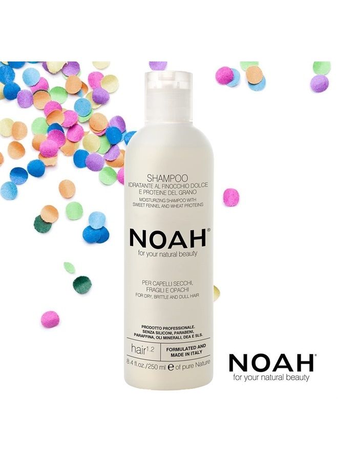 1.2 Moisturizing, Hair Growth, Scalp Stimulating Sweet Fennel Shampoo - Eco-Friendly, Natural Daily Shampoo, Vegan Moisturizing, Cruelty Free Shampoo, 8.45 fl.oz.