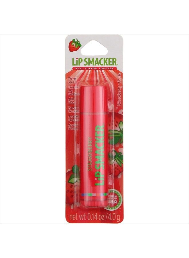 Strawberry Lip Balm, 0.14 oz (Pack of 4)