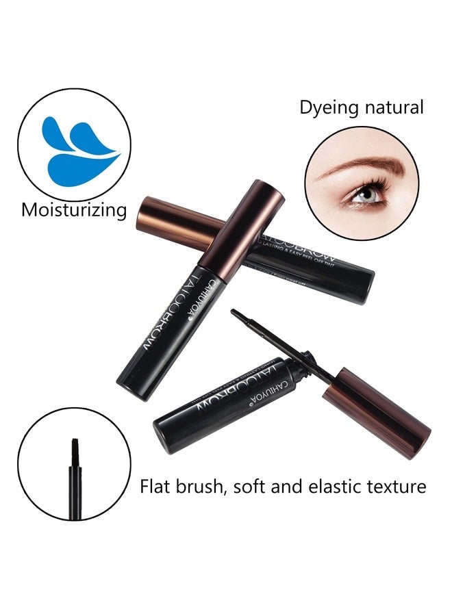 1PCS Peel Off Tattoo Eyebrow Gel, Long-Lasting Waterproof Eyebrow Tattoo Makeup,Natural Elegant Eyebrow Tattoo Peel Off For All Types Of Eyebrows - Brown